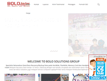 Tablet Screenshot of bolosolutions.com
